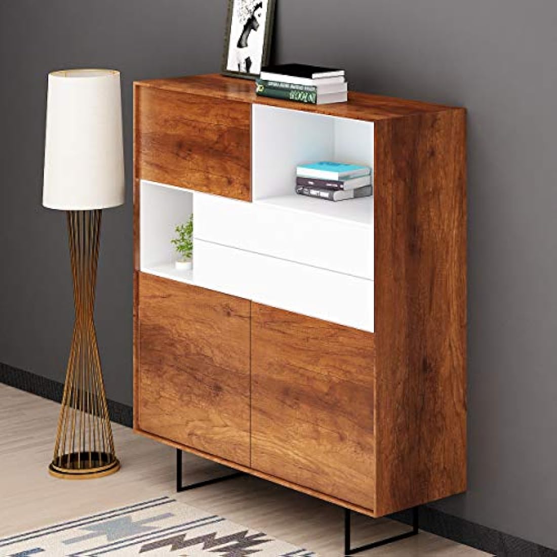 Papel de contacto de madera gabinete de cocina, papel tapiz