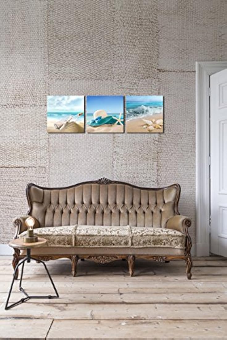 Pyradecor - 3 paneles con forma de estrella de mar conchas