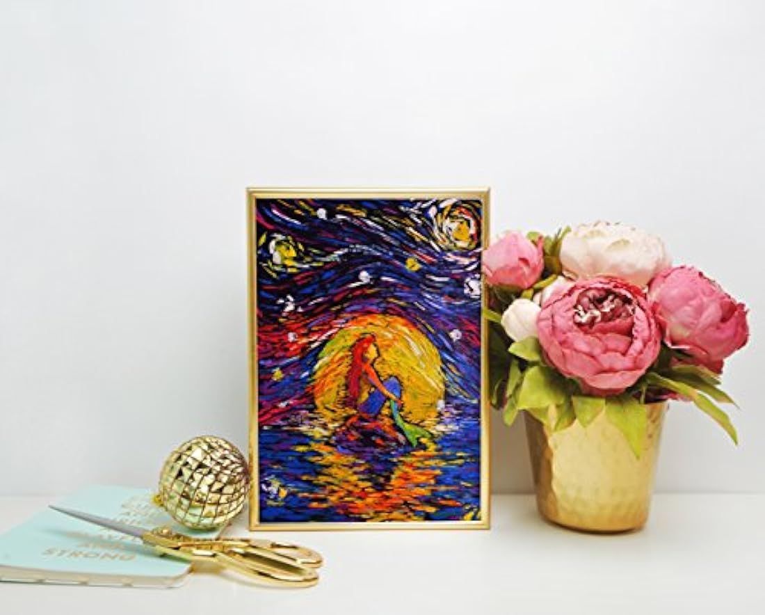 Uhomate Poster cuadro decorativo tema Ariel Princess T