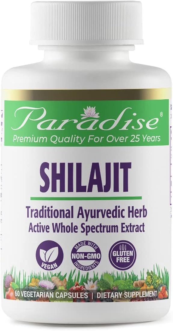 Suplemento Herbs Shilajit planta activa entera 60 cáp