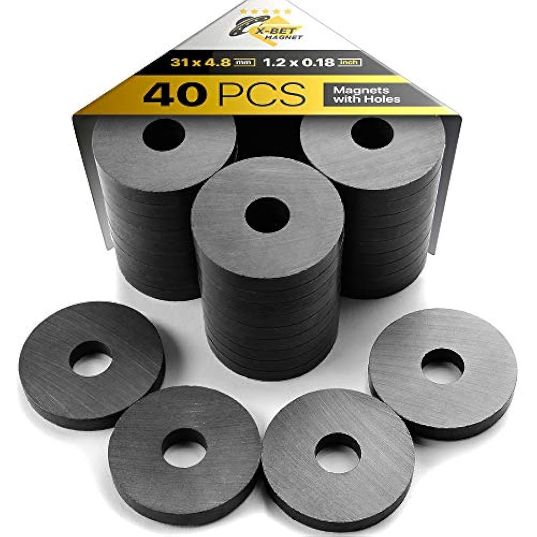 Imanes redondos de disco de cerámica con agujero