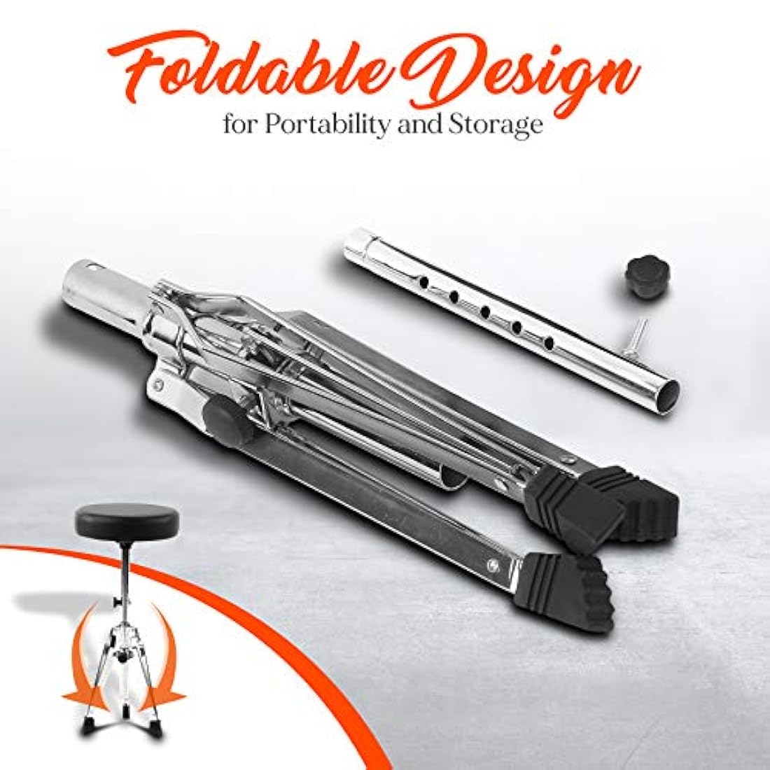 Butacas o Taburete de apoyo ajustable PYLE-PRO PSEATDRM28