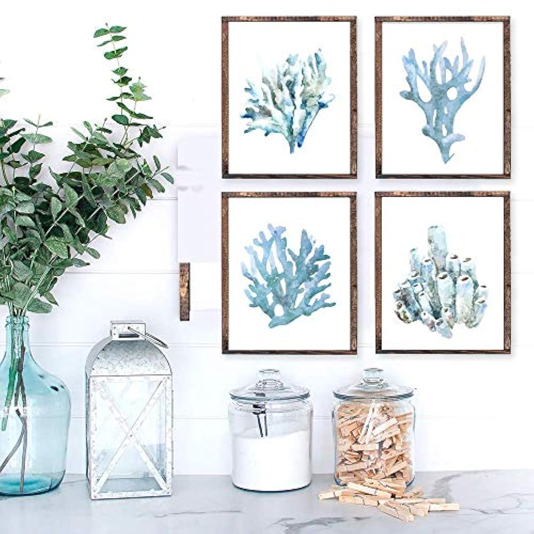 Sin marco - 8x10s pinturas de Coral