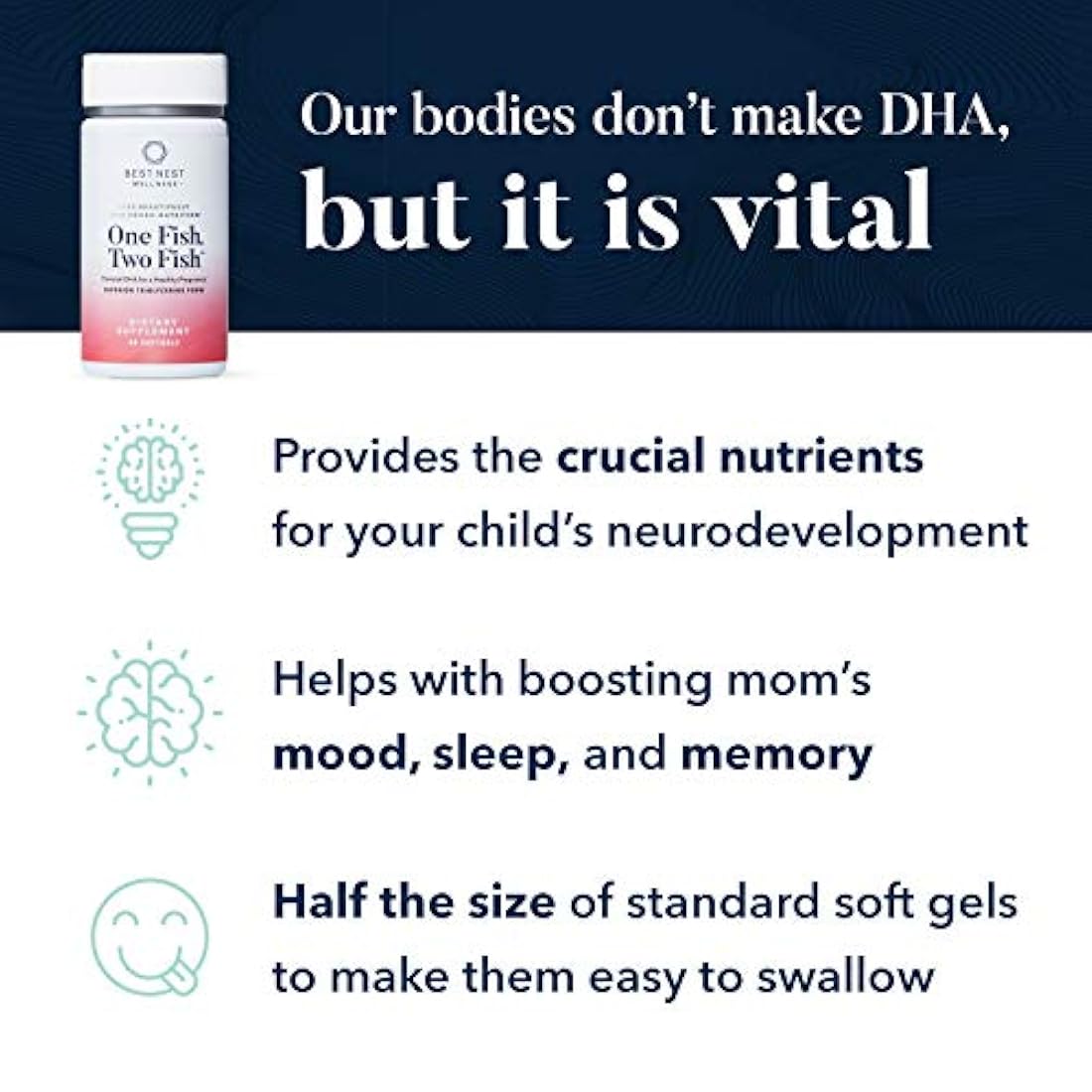 Suplemento de aceite de pescado sabor a limón