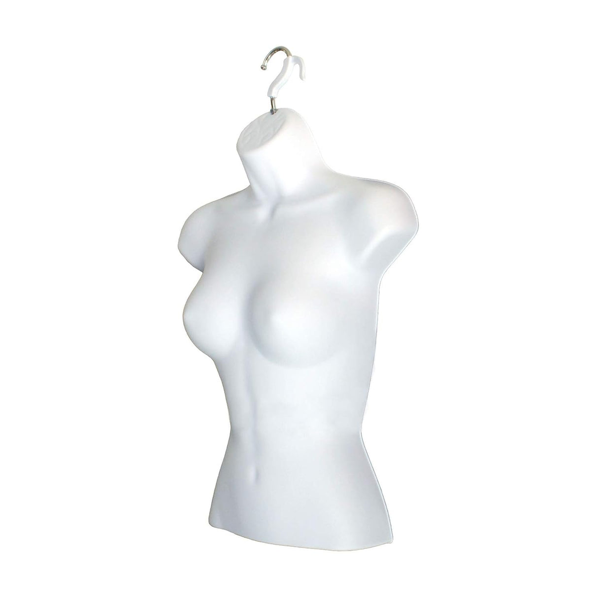 Conjunto de maniquíes torso blanco, S-M, 6 piezas, con gancho