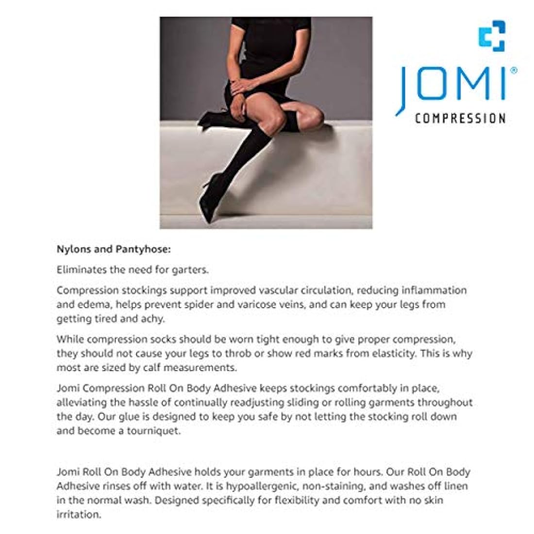 JOMI COMPRESSION Adhesivo corporal matriculable resistente