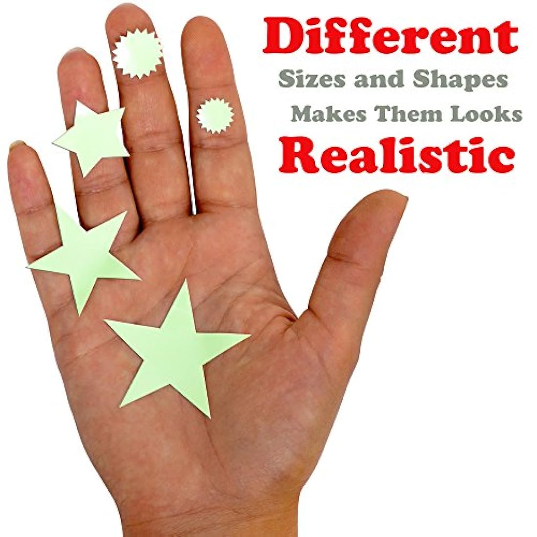 Kit de Pegatinas de pared o techo brillantes - MAFOX