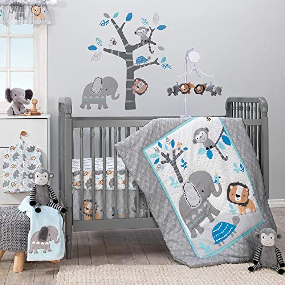 Bedtime Originals Jungle - Mono de peluche divertido - Bingo