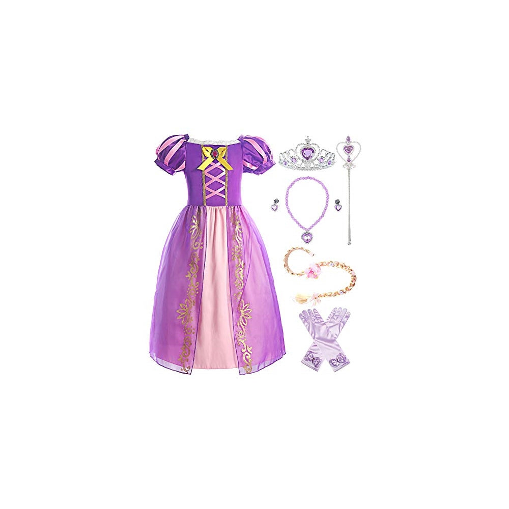 Disfraz de princesa con manga soplada