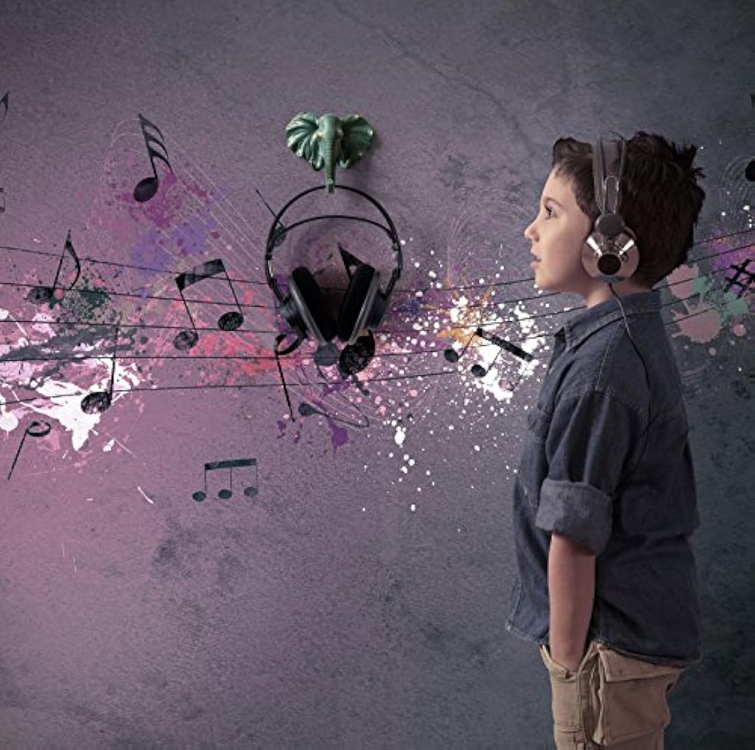 Gancho de pared para sombrero con forma de animal