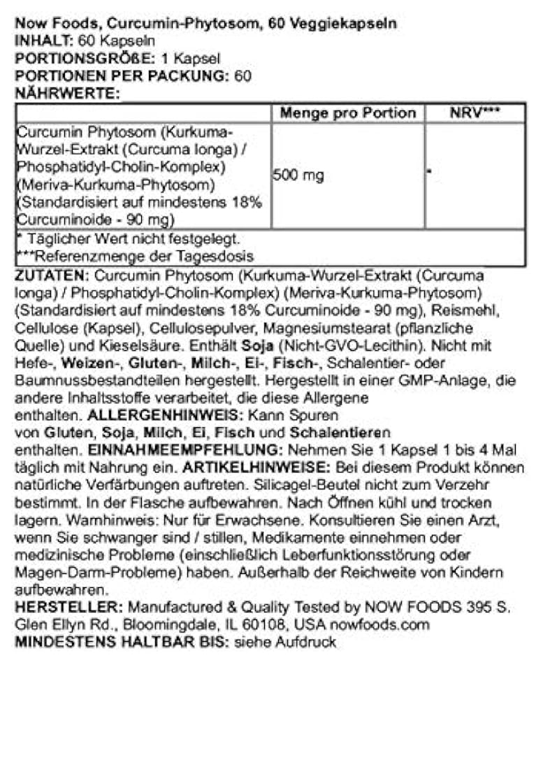 NOW Foods - Suplementos, Extracto de Cúrcuma