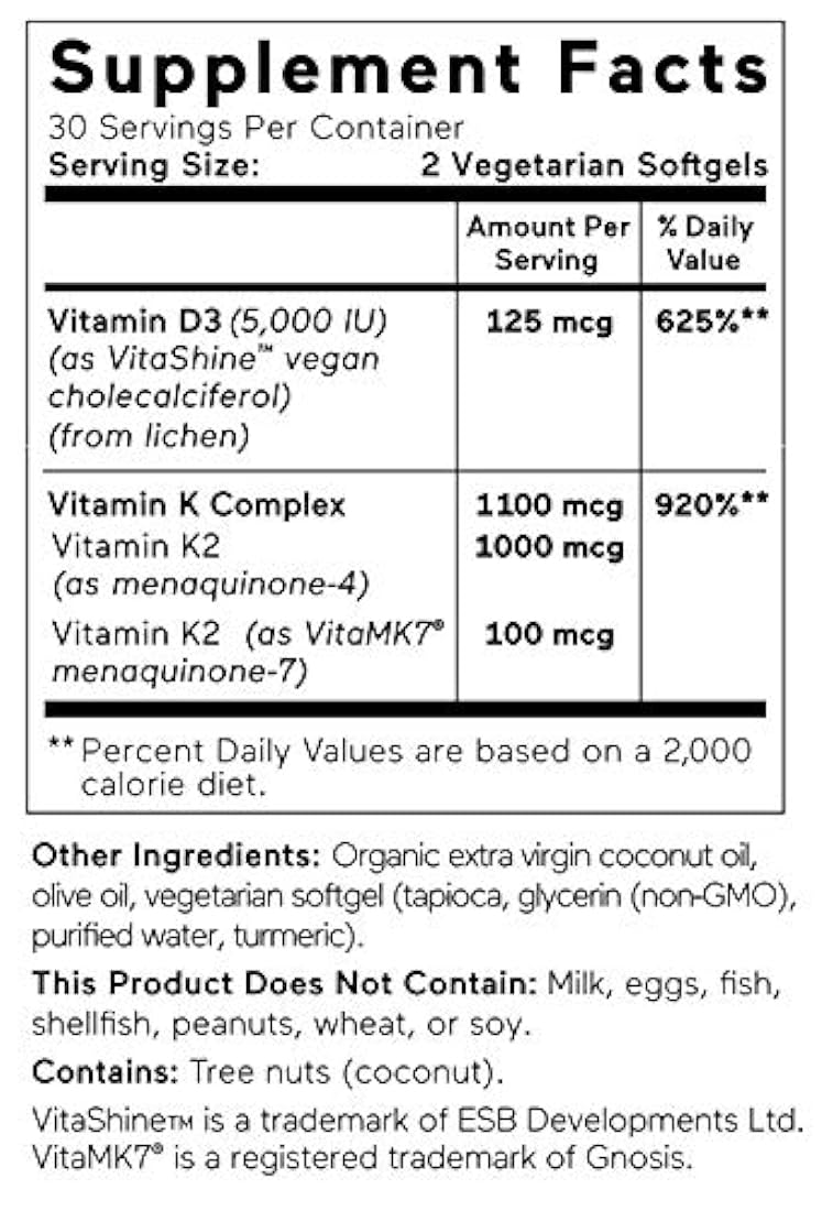 Apoyo inmunológico de vitamina D3 a base de plantas