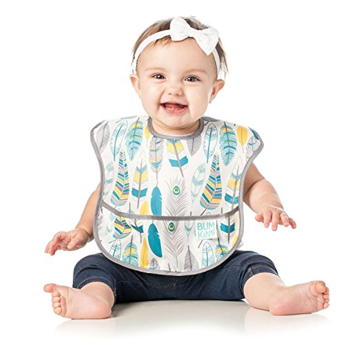 Bumkins Baberos impermeables SúperBib pack de 3 (6-24 meses)