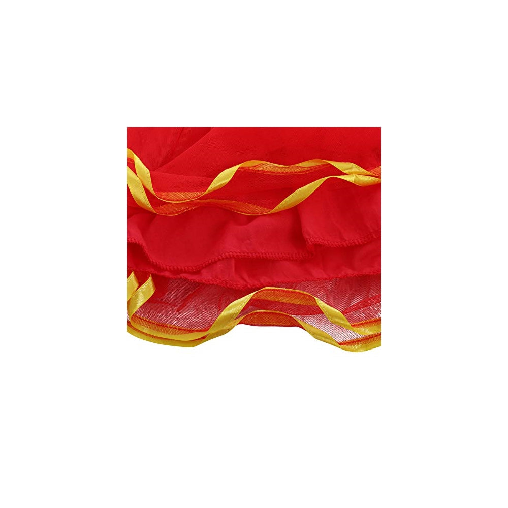 Disfraces de princesa con lunares rojo talla 2 años