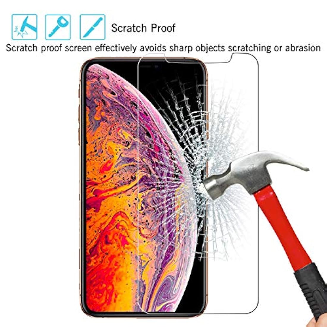 Ailun para Apple iPhone 11 Pro Max/Protector de pantalla
