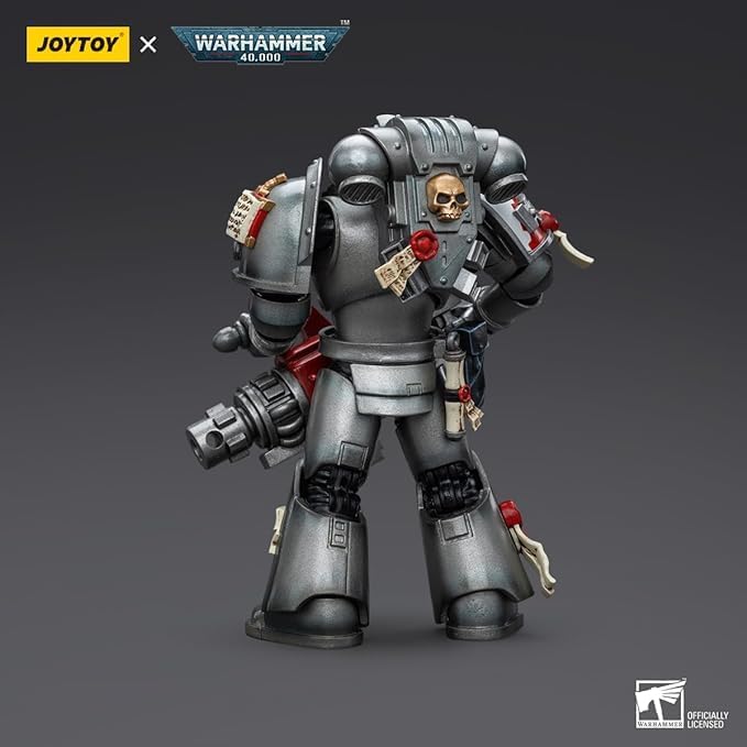 Figura de acción JOYTOY Grey Knights Strike Squad con Psycannon