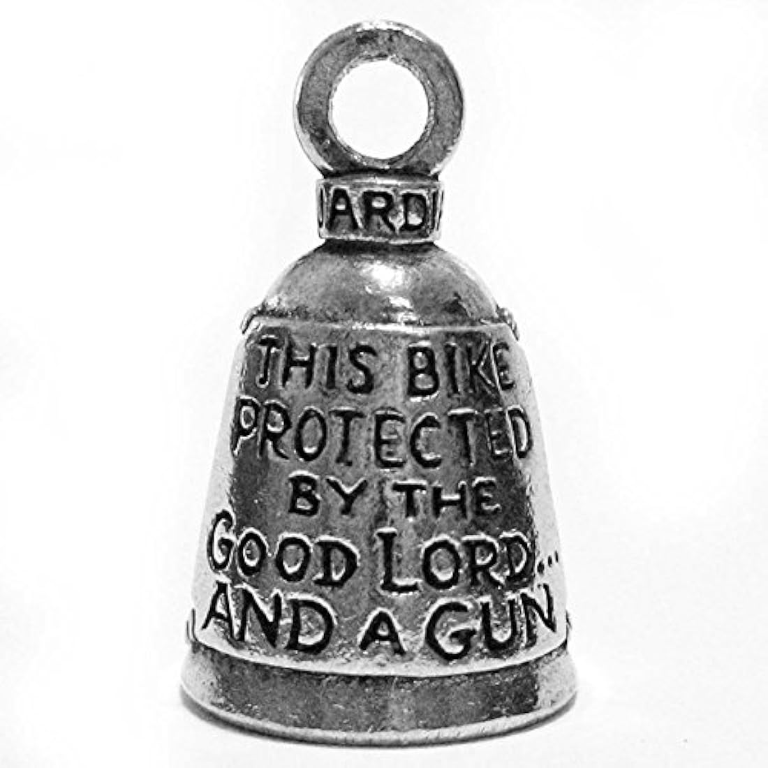 Guardian This Bike - Timbre de equitación o llavero Plateado