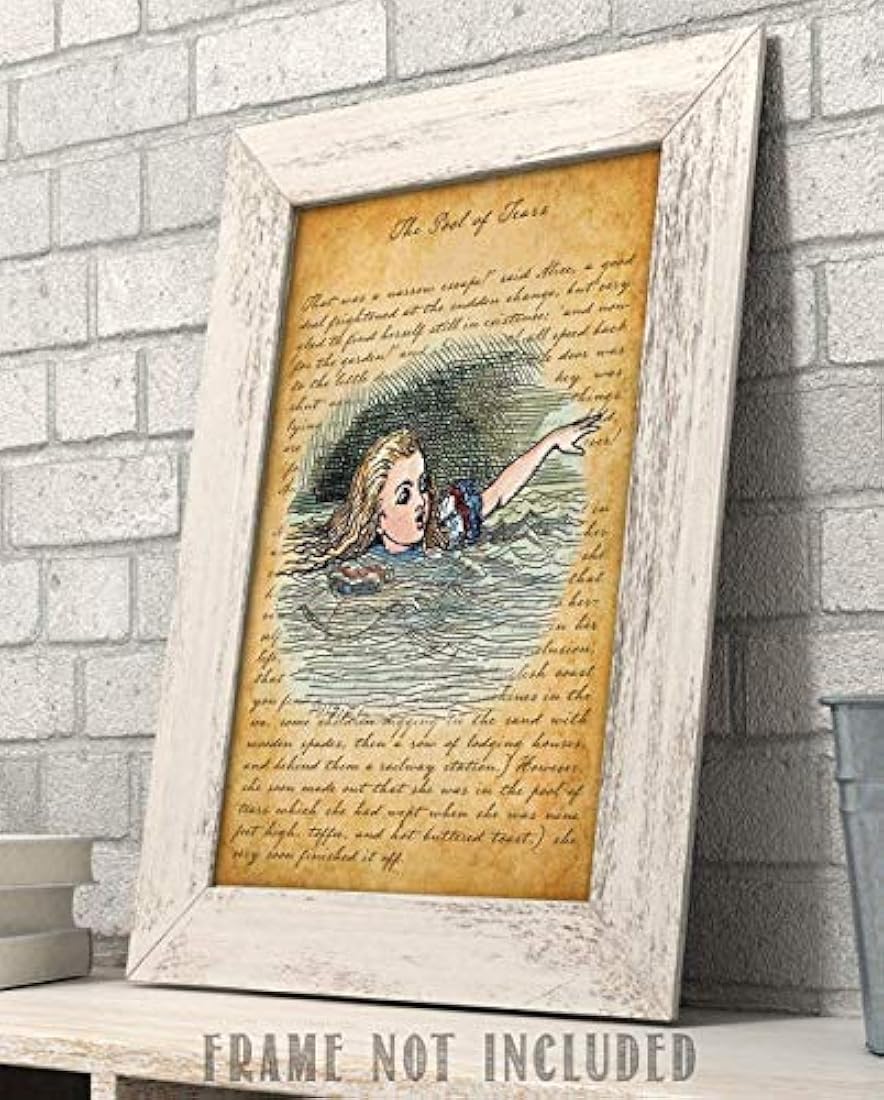 cartel de Alicia en el país de las maravillas de 11x14