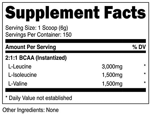 Nutricost BCAA Powder 2: 1: 1-150 porciones