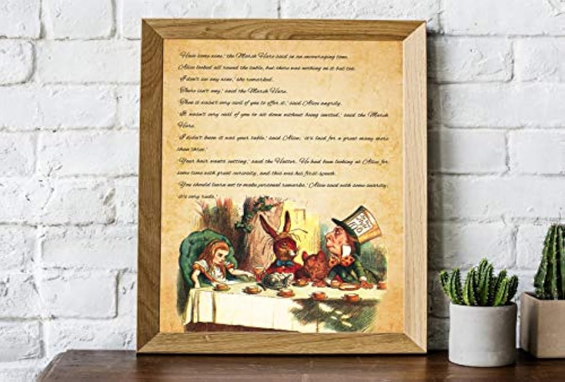 Alicia en el país de las maravillas lámina decorativa