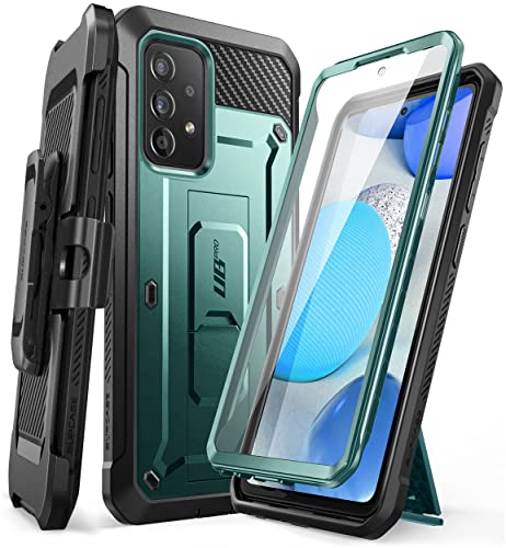 SUPCASE Unicorn Beetle Pro Series - Funda para Samsung Galaxy A53 5G (2022), funda resistente de cuerpo completo y funda con soporte con protector de pantalla integrado (pavo real)
