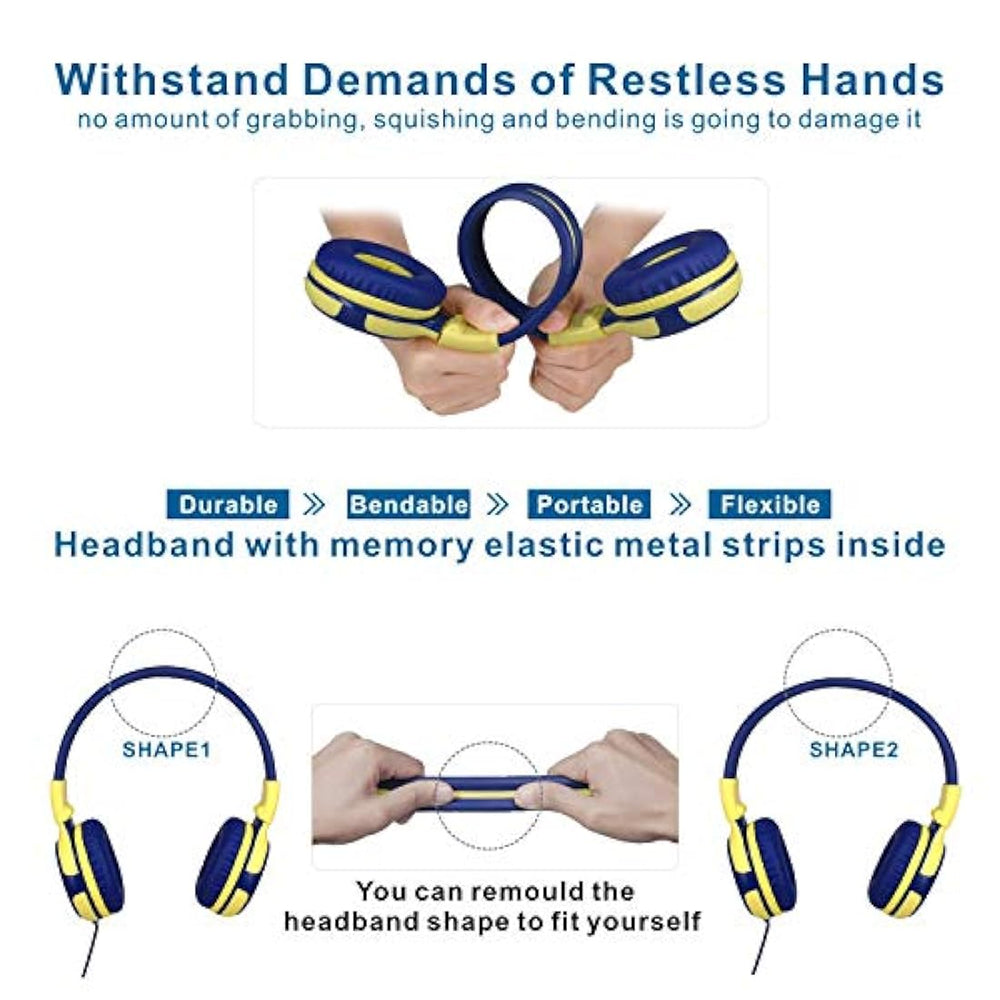 Auriculares portátiles para niños con protección auditiva