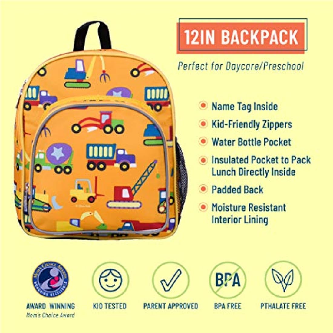 Wildkin Pack 'n Snacks Mochila para niños