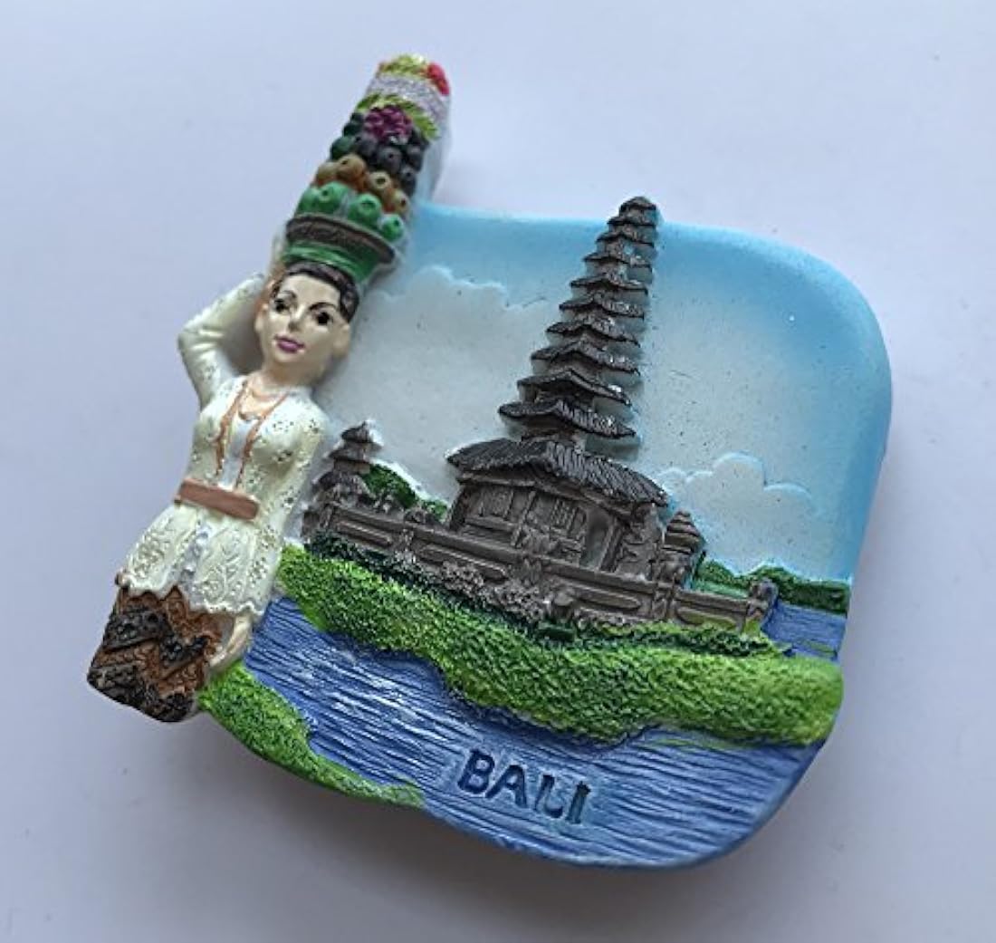 Imán para nevera de Bali Indonesia 3D