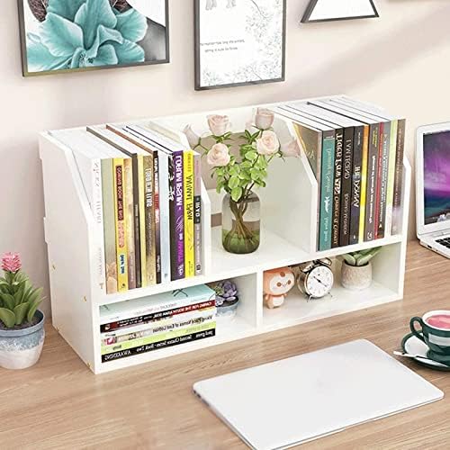 Estante de madera 2 niveles Bookshelf, moderno y minimalista