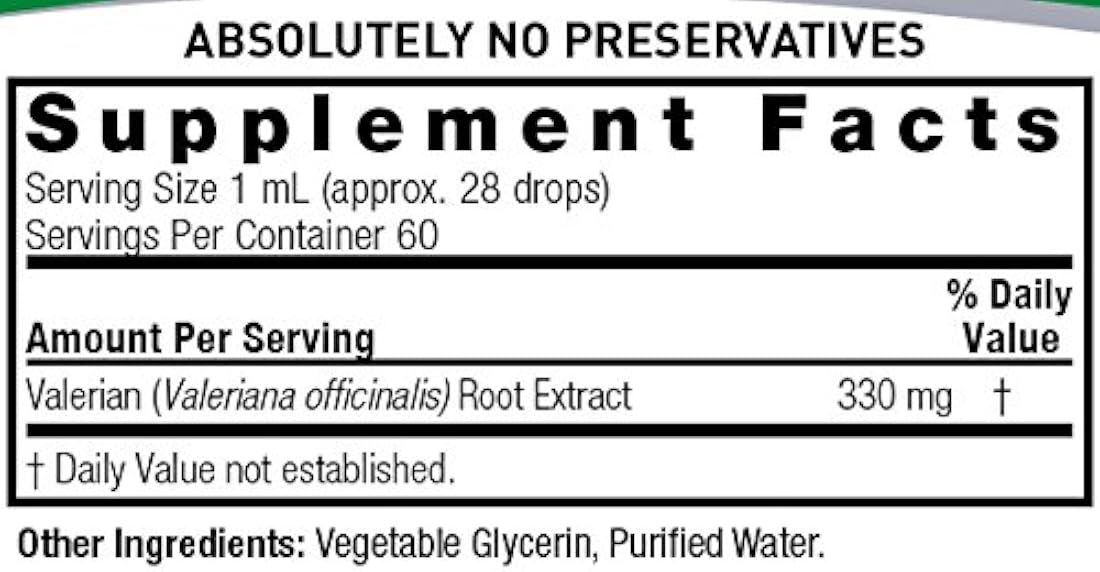 Answer Raíz de valeriana sin CH3 onzas de 2 líquidos