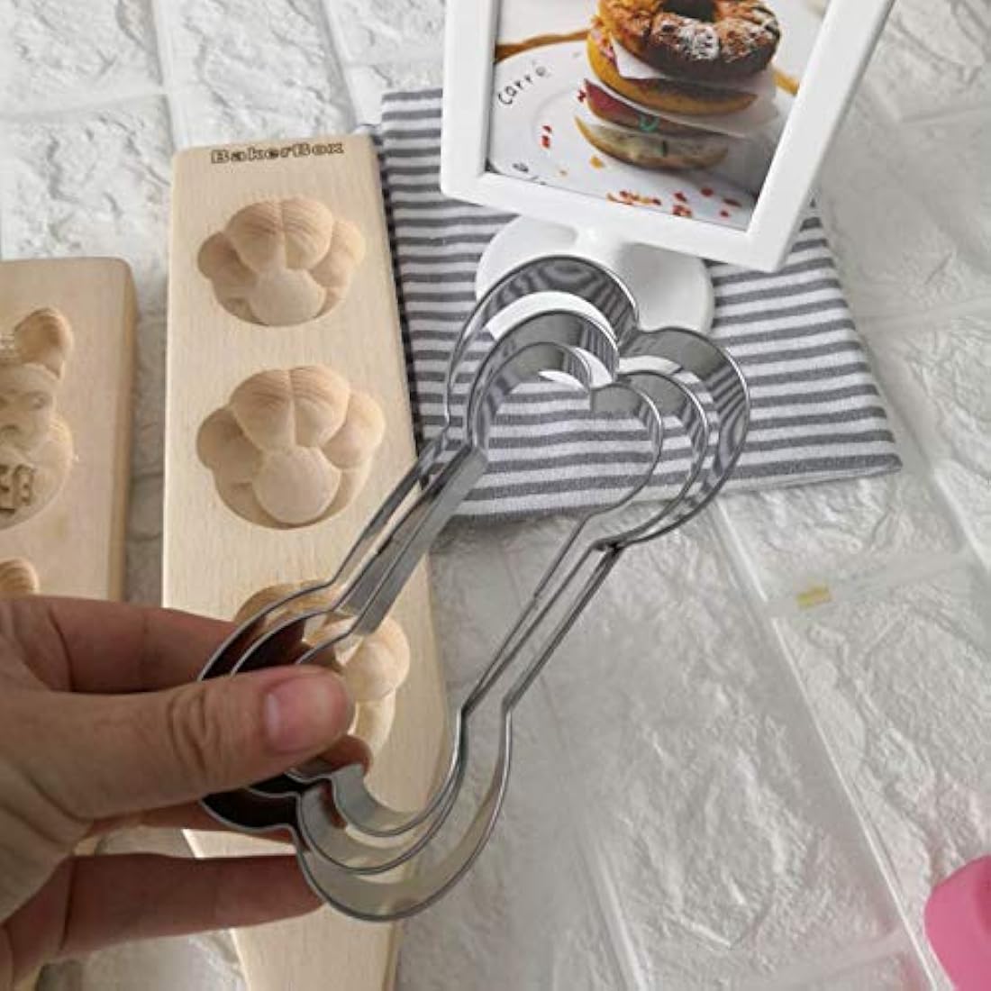 Moldes, Juego de 6 moldes de silicona de grado alimenticio