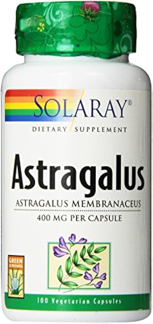 Solaray Astragalus Cápsulas, 400 mg, 100 Count