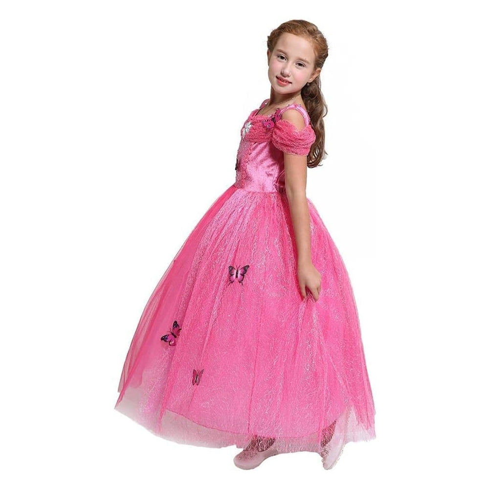 Disfraz de princesa Aurora para niñas con accesorios 5-6