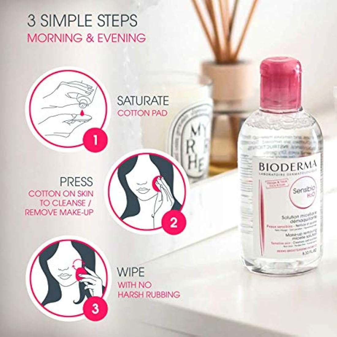 Bioderma Sensibio H2O-Limpieza y Eliminación de Maquillaje