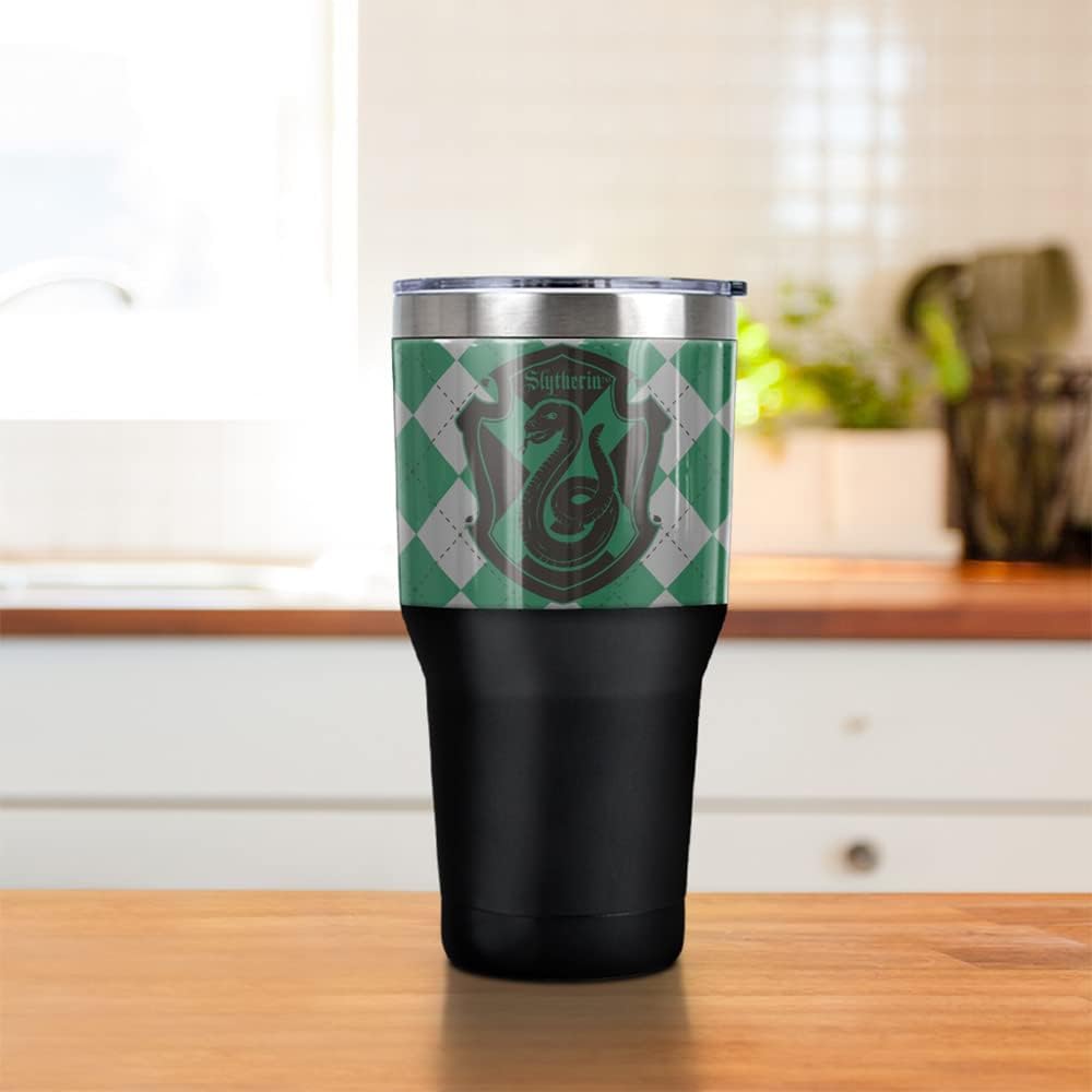 Taza de Viaje LOGOVISION Slytherin 30 oz Acero Inoxidable