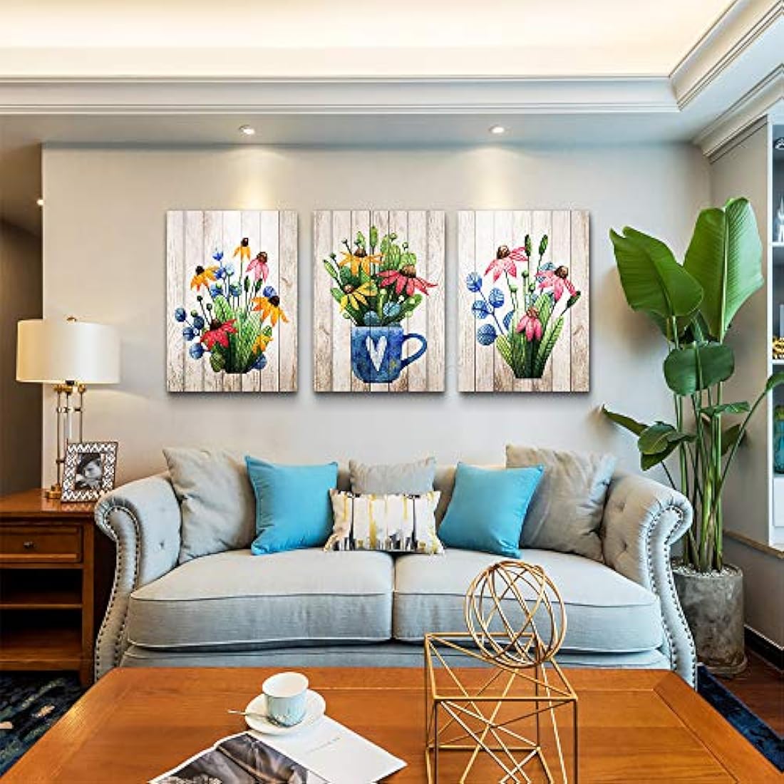 Lienzo decorativo de pared para sala de estar AHUAART