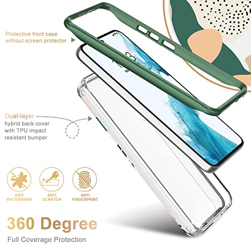 ESDOT Funda para Samsung Galaxy S22, grado militar, prueba de caídas de 21 pies, funda resistente con diseños de moda para mujeres y niñas, funda protectora para Galaxy S22 de 6.1 pulgadas, patrones Niee