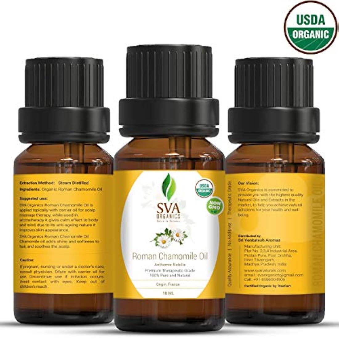 Aceites certificados por SVA Organics USDA