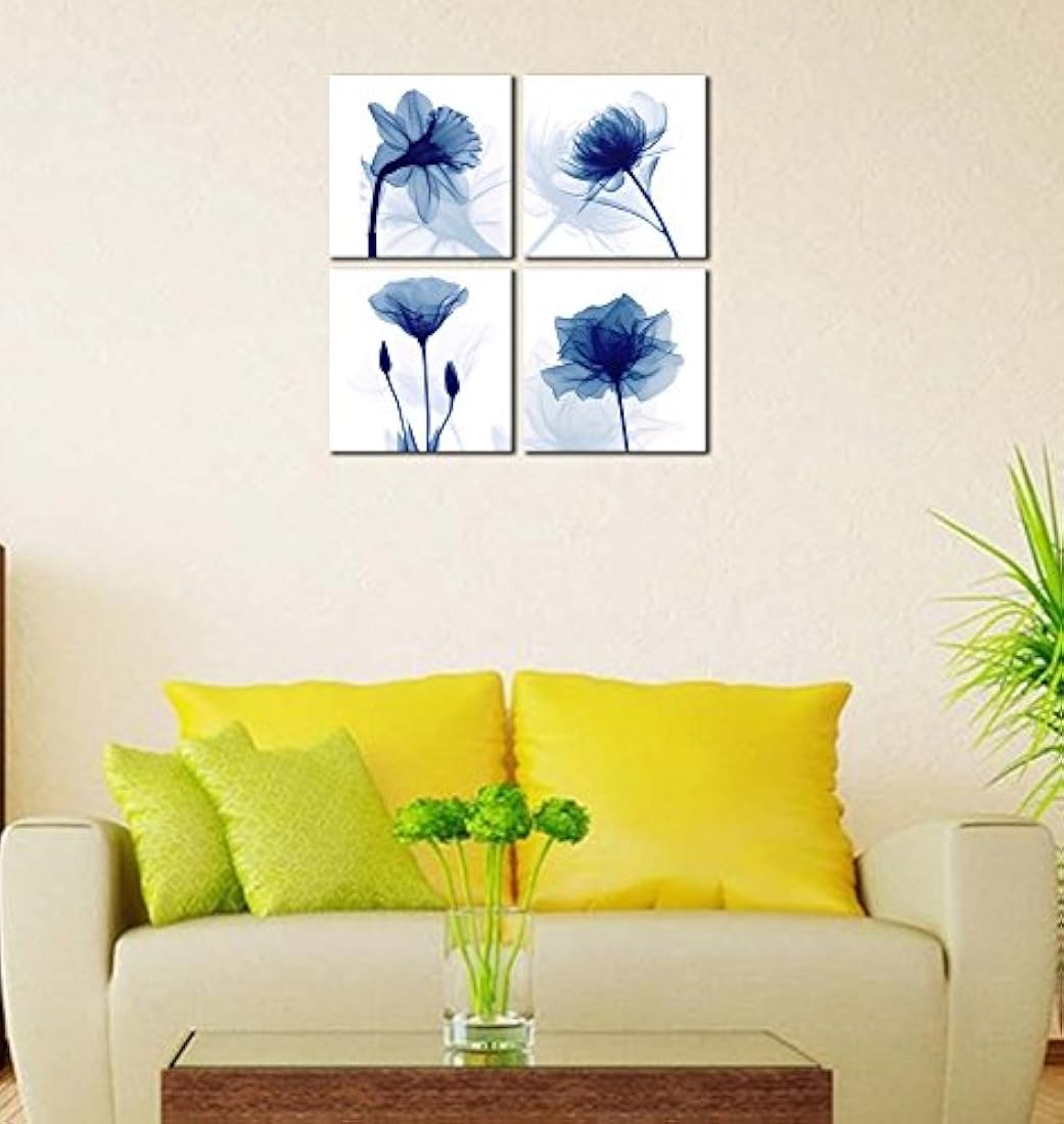 Pyradecor - Lienzo decorativo con diseño de flores