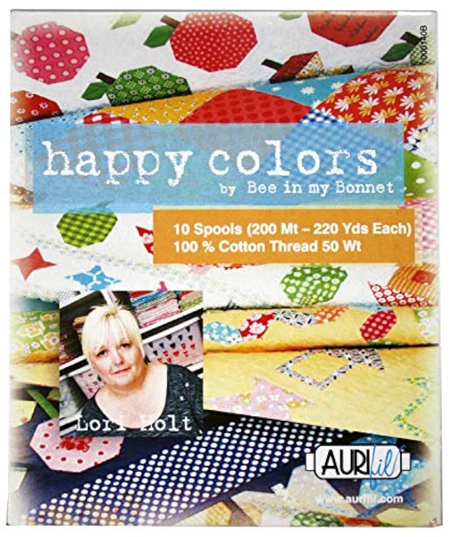 Carretes de hilo set Happy Colors Aurifil