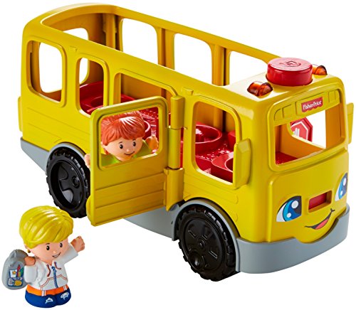 Autobús escolar, Bus de escuela , L, Marrón de Fisher-Price
