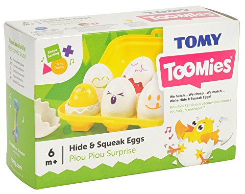 International Hide N Squeak Eggs Toy preescolar
