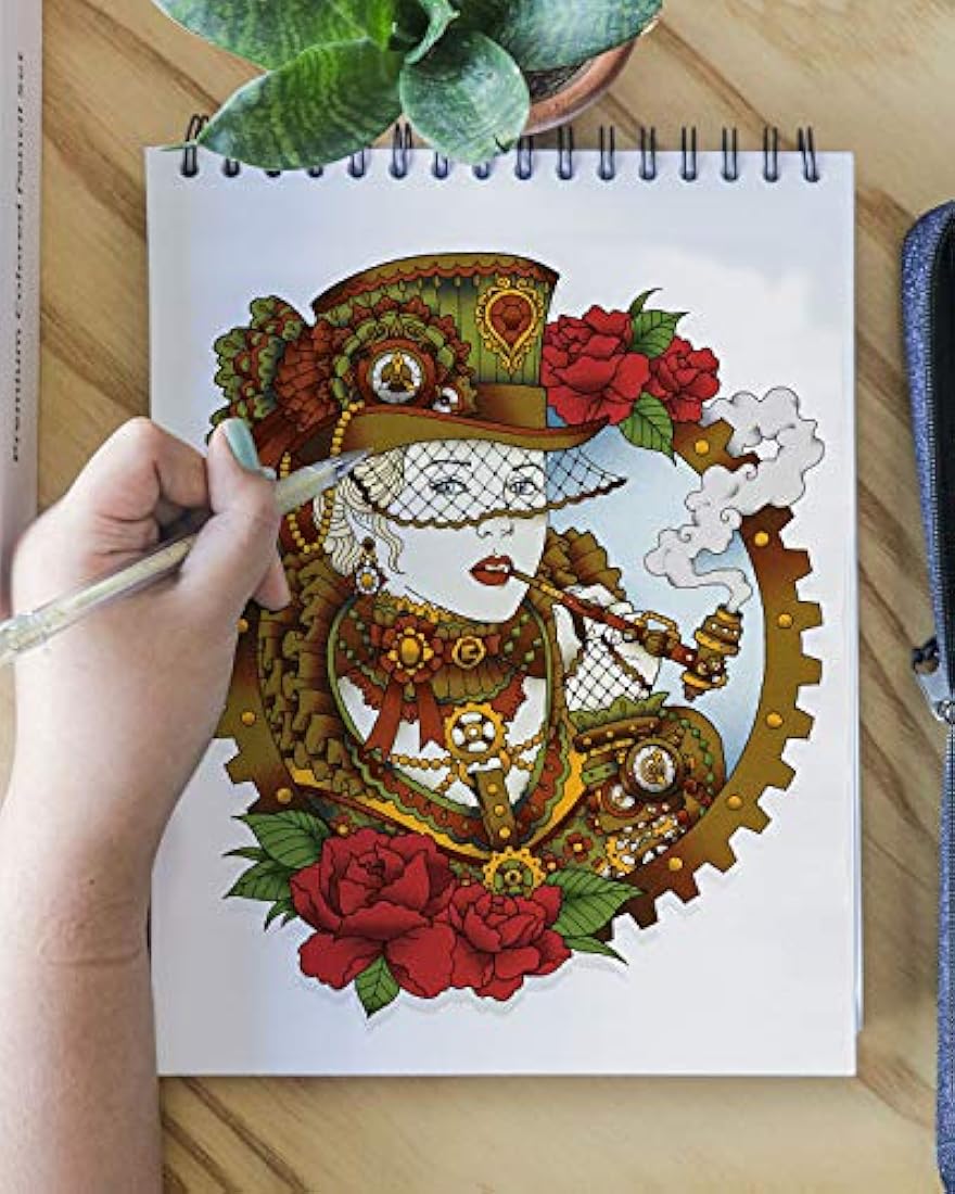 ColorIt - Libro para colorear para adultos, 50 diseños