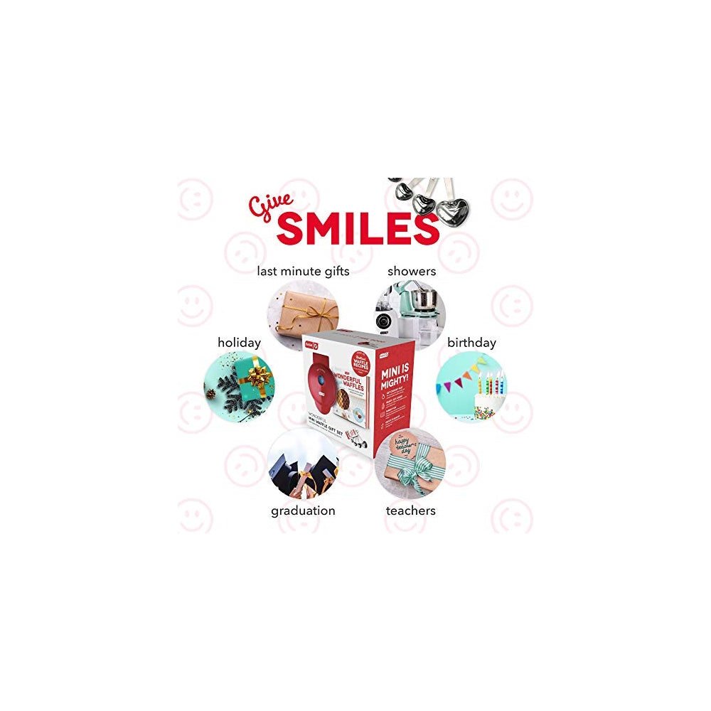 máquina para wafles de 4 pulgadas 350 vatios