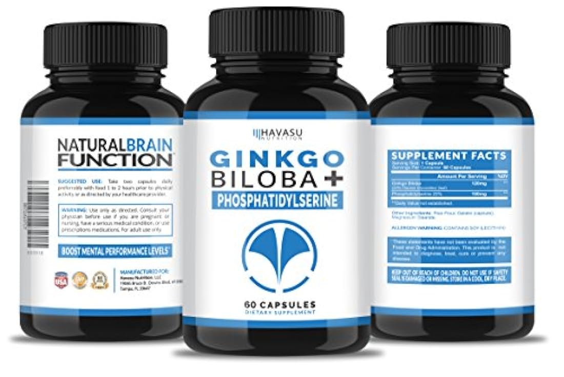 Havasu Nutrition Suplemento cerebral Ginkgo Biloba