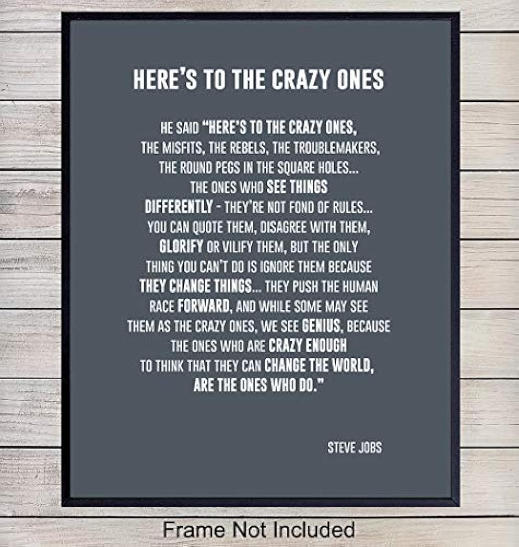 Decoración del hogar motivacional emprendedora 8x10 Lámina