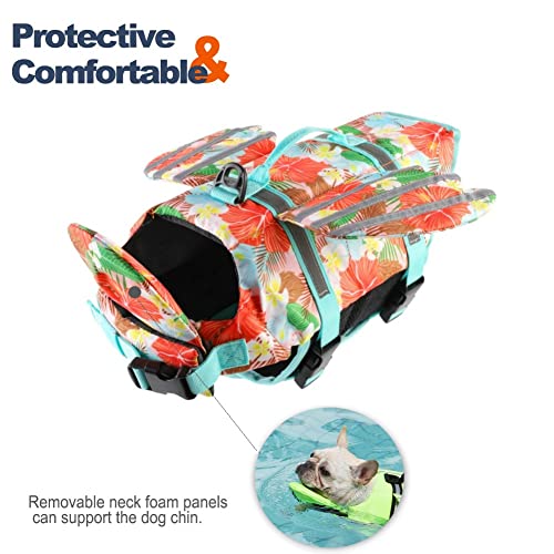 Petglad Chaleco salvavidas para perros con flotador