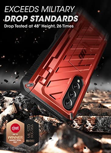 SUPCASE Unicorn Beetle Pro Series - Funda para Samsung Galaxy Z Fold 3 5G (2021), carcasa de doble capa resistente con protector de pantalla integrado y soporte y ranura para bolígrafo S (ruiddy)
