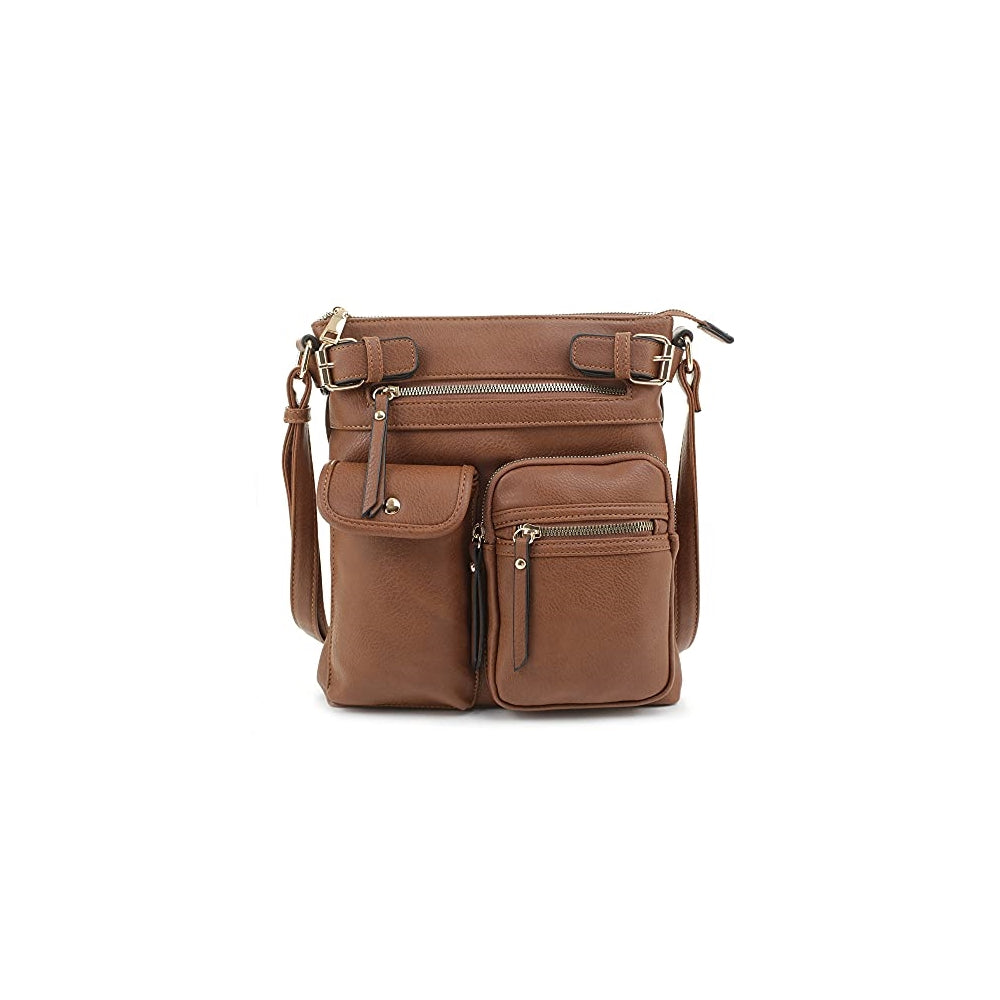 Bolso tipo bandolera  con varios bolsillos