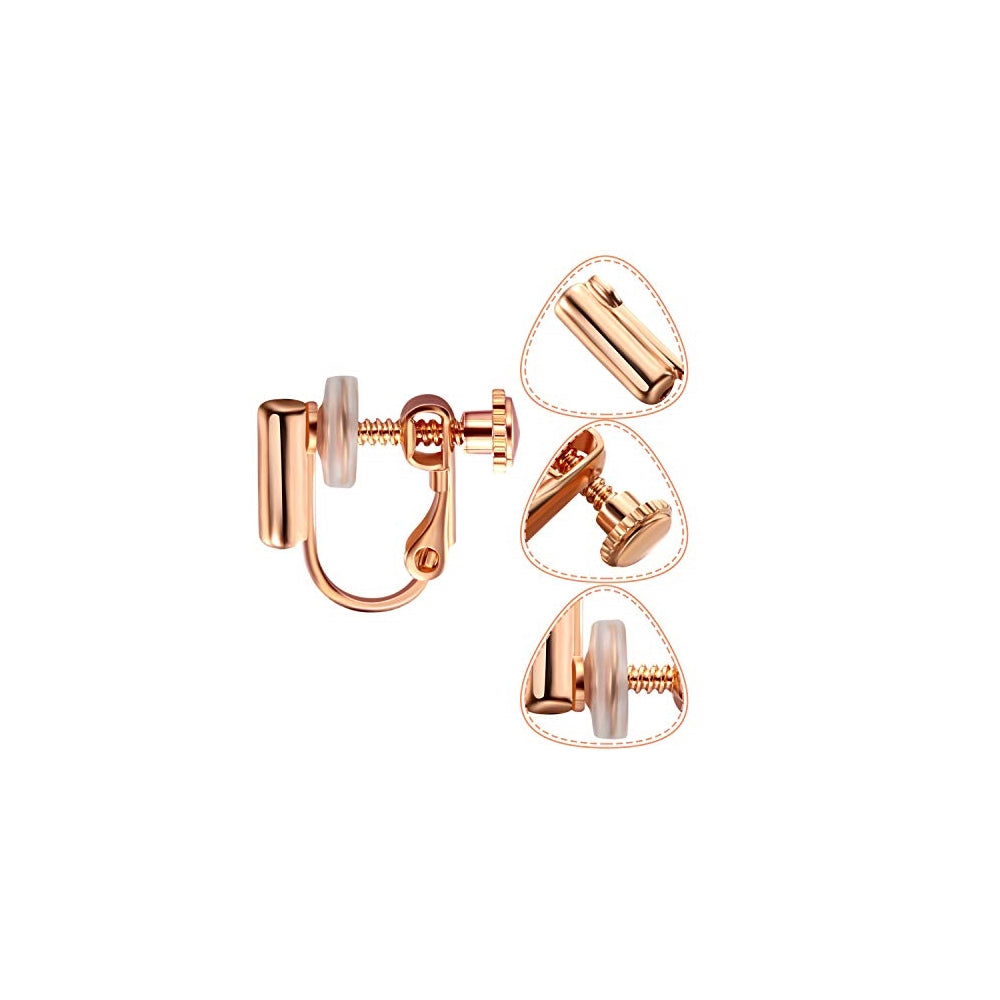 Aretes convertidores de pendientes con clip para mujeres